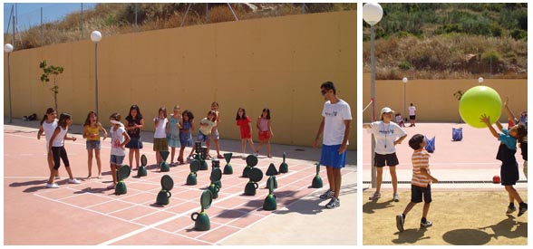 Fotos de actividad de servicios educativos. Actividades educativas y escolares Deportae.