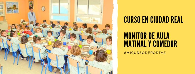 Curso de monitor de aula matinal en ciudad real