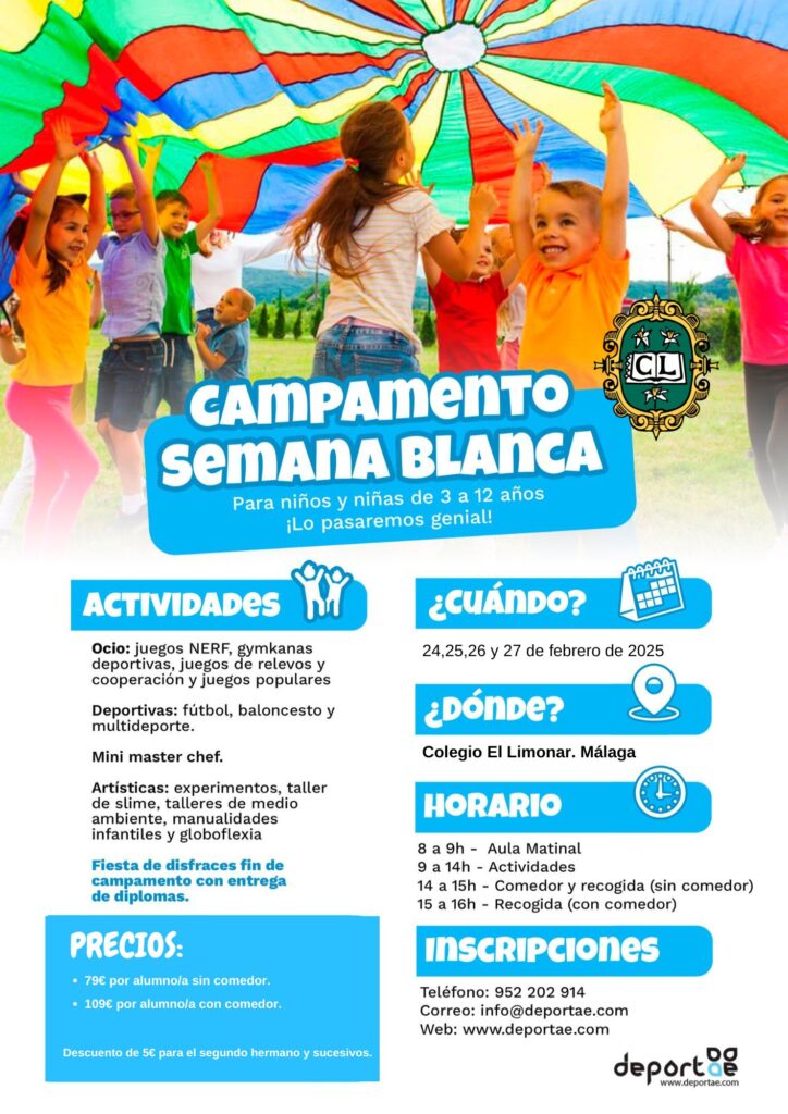 CAMPAMENTO DE SEMANA BLANCA LIMONAR