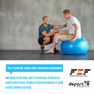 Curso de Monitor de actividad físico-deportiva para personas con discapacidad